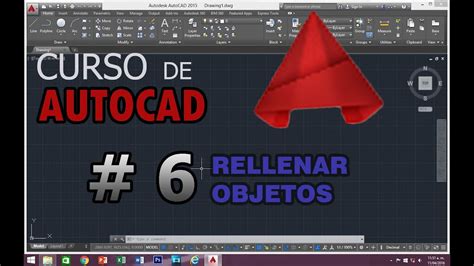 Curso Autocad Rellenar Objetos Hatch Youtube