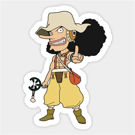 Usopp One Piece Sticker Teepublic