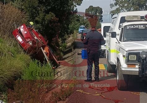 Un Hombre Muere Tras Fatal Volcadura En Tlaxco Una Menor Y Un Adulto