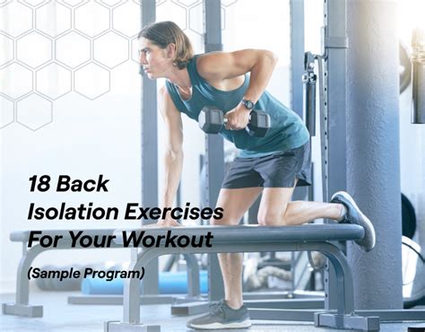 18 Back Isolation Exercises For Your Workout Sample Program Fitbod