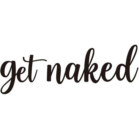 Get Naked Bathroom Wall Decor Metal Letters For Home Black Words Sign