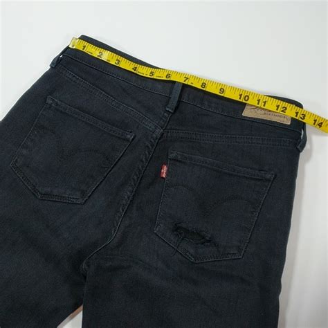 Levi S Jeans Levis Classic Demi Curve Straight Leg Jeans Black