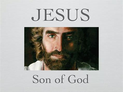 jesus son  god