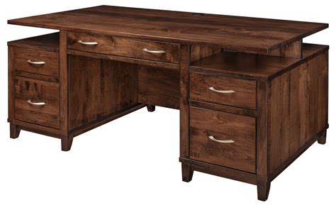 Integra Executive Desk | Amish Solid Wood Desks | Kvadro Furniture
