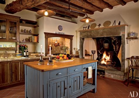 Kitchen Fireplace Home Design Ideas Photos Architectural Digest