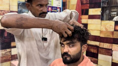 Asmr Electric Shock Cracks Asmr Head Massage By Pakistani Barber 💈