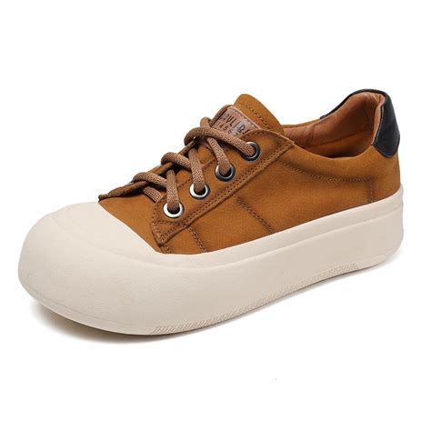 Women Platform Lace-Up Casual Shoes – Retrosia