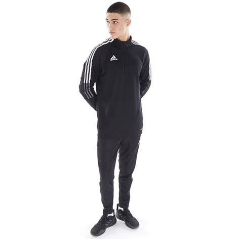 Buy Adidas Mens Tiro 21 Training Tracksuit Bottoms Black White