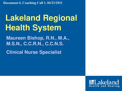 Lakeland Regional Health System Ppt Download