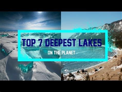 Top Deepest Lakes Of The World Youtube