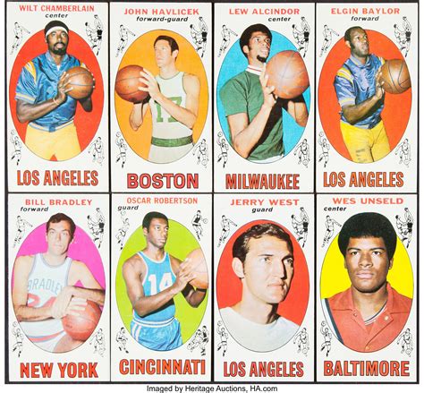 1969 Topps Basketball Complete Set (99). ... Basketball Cards Sets | Lot #44080 | Heritage Auctions