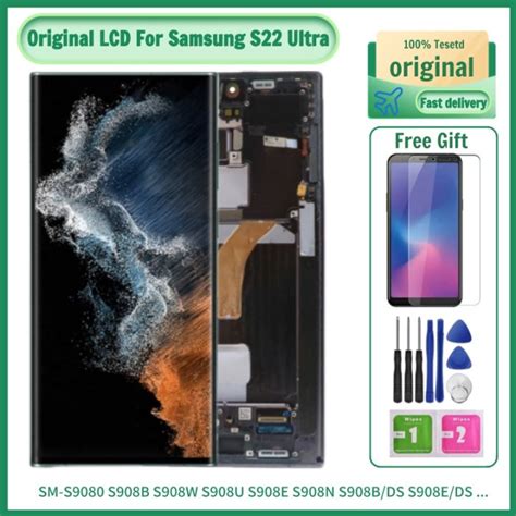 Cran Tactile Lcd Amoled Avec Ch Ssis Pouces Pour Samsung Galaxy