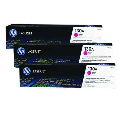 Hp 130a Cf350a Black Toner Cf351a Cyan Cf352a Yellow Cf353a Magenta Toner Cartridge