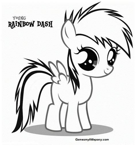 My Little Pony Cute Baby Ponies Coloring Page - My Little Pony Coloring Pages