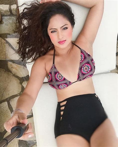 Gorgeous Nikesha Patel Slays In High Waist Bikini Unseen Photos