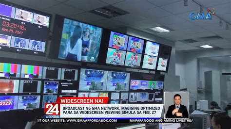 Broadcast Ng GMA Network Magiging Optimized Para Sa Widescreen Viewing