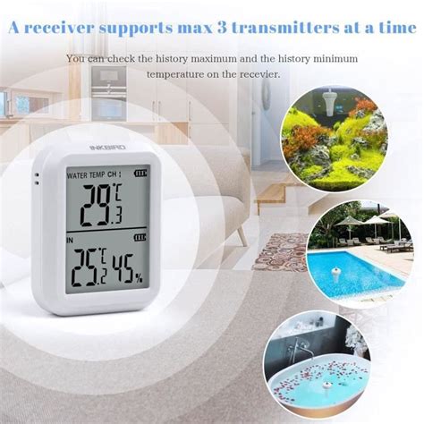 Thermom Tre Piscine Flottant Sans Fil Radio Thermom Tre De Temp Rature