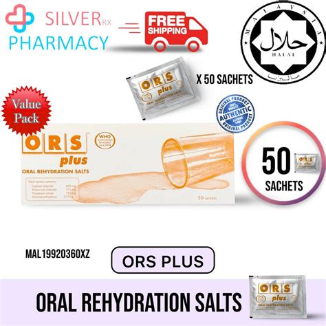 ORS B Plus Rehydration Salts Orange Flavor 50 Sachets Shopee Malaysia