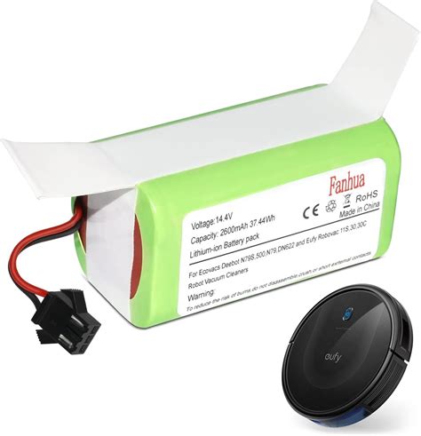 Amazon Upgraded 3000mAh 14 4v Li Ion Battery For Ecovacs Deebot