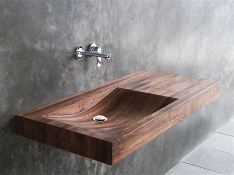 20 Incredible wooden bathroom sinks