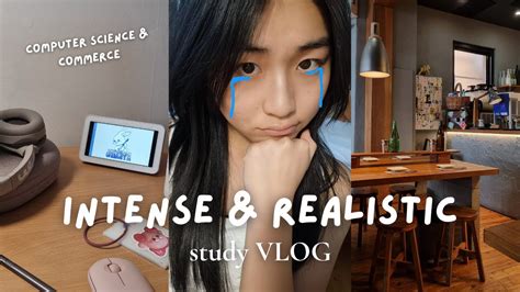 Realistic Study With Me For Exams Vlog Nd Year Computer Science