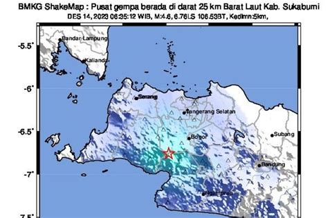 Gempa Bumi Tektonik Guncang Sukabumi Ini Penjelasan Bmkg