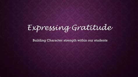 Macro Structures Expressing Gratitude Ppt