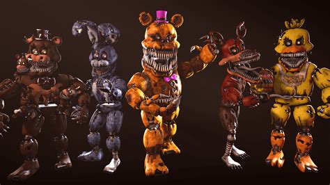 Animatronics 5 Nights At Freddy's - Five Nights At Freddy S 4 Animatronics at Michael Dittmer blog
