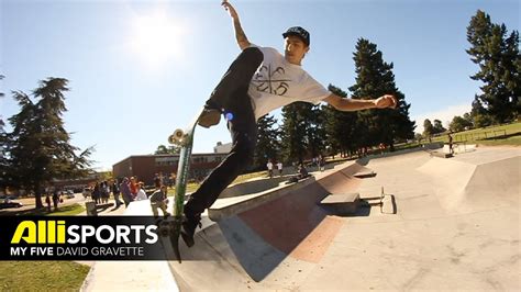 David Gravette Allisports Skateboard My Five Youtube