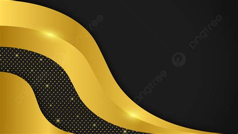 Elegante Dise O De Fondo De Lujo Oro Y Negro Png Vector Abstract