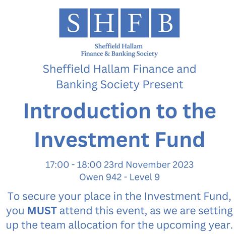 sheffield hallam finance  banking society  linkedin introducing
