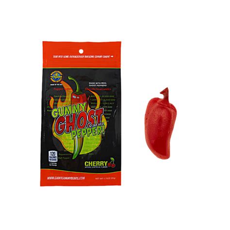 Gummy Ghost Pepper In 2022 Stuffed Peppers Ghost Peppers Gummies