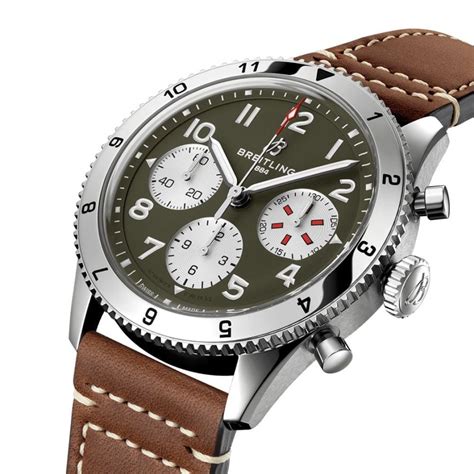 Breitling Classic Avi Chronograph Curtiss Warhawk Amj Watches