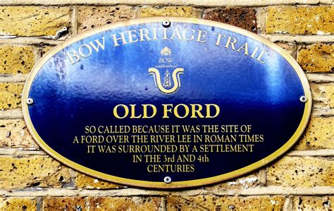 Old Ford Plaques Of London