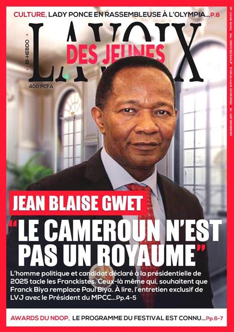 Cameroon Info Net Cameroun Kiosque Quelques Titres De Ce Mardi