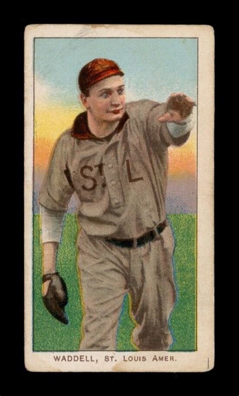 1909 11 T206 Set Break Rube Waddell Throwing Piedmont VG VGEX