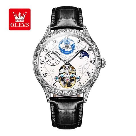 Olevs Skeleton Multifunction Automatic Mechanical Watch Price In