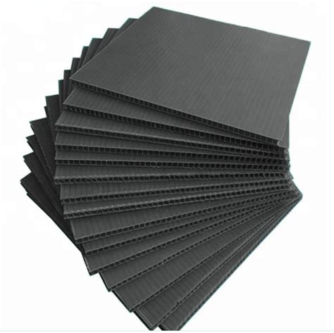 2 12mm Conductive Polypropylene Corrugated Sheet Hollow Plate Manufacturers