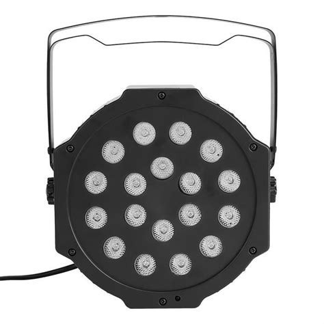 Lumière de scène à LED 18 LED Flat Par Lights Lampe RVB pour Club DJ