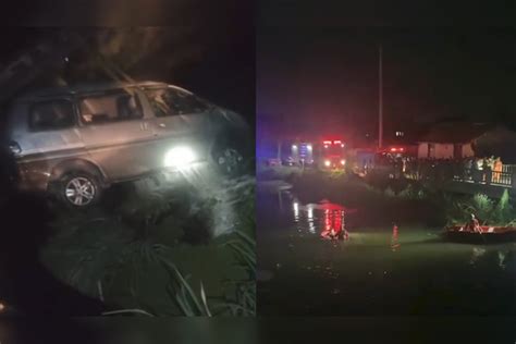 南通一面包车夜间坠河3名女性遇难，疑因车辆熄火后溜车，当地：是一家三代人