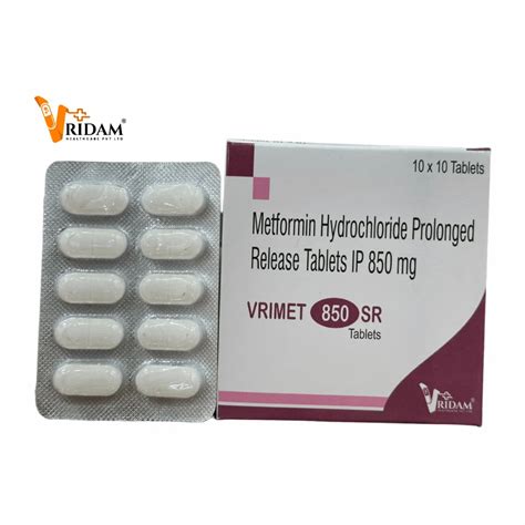 Metformin 850mg Sr Tablet Packaging Size 10x10 At Rs 115box In Nashik