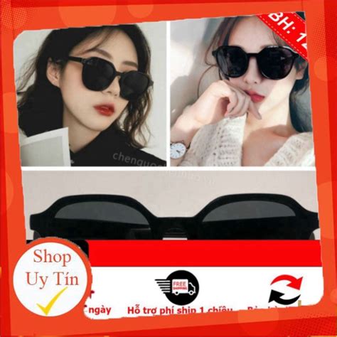 CHÍNH HÃNG Kính râm màu đen phong cách Retro cá tính Loại Xịn Hot TẶNG KÈM KHĂN LAU HỘP
