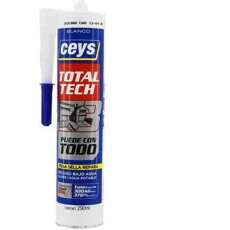 Adhesivo Ceys Total Tech 290 Ml Blanco 507216