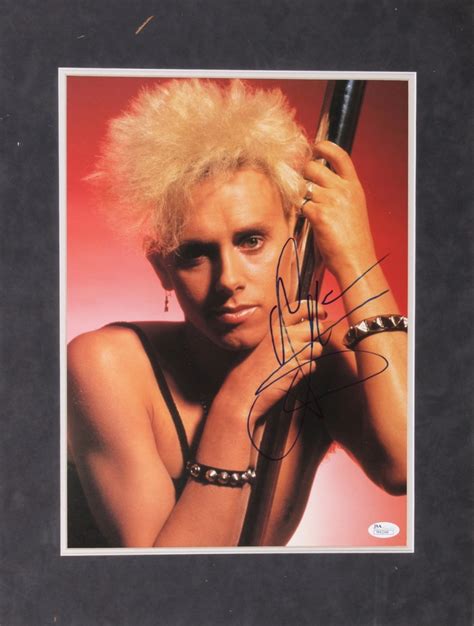 Martin Gore Signed X Custom Matted Photo Display Jsa Coa