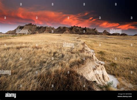 Badlands National Park South Dakota Stock Photo - Alamy