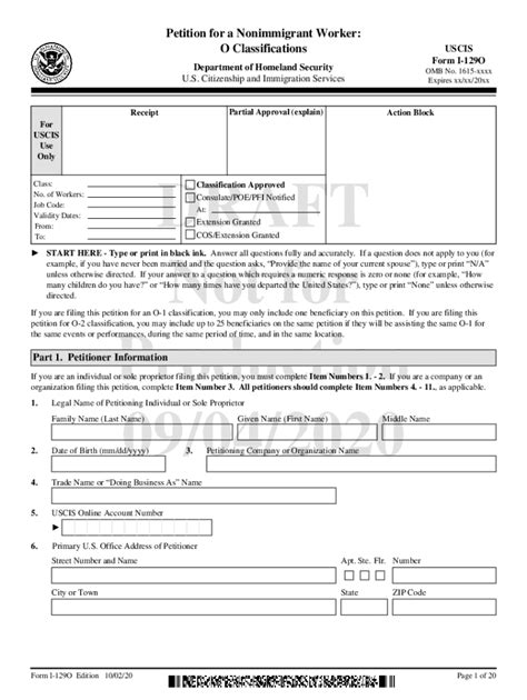 Fillable Online TABLE OF CHANGES INSTRUCTIONS Form I 130A Supplemental