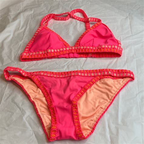 Victorias Secret Orange Bikini Gem