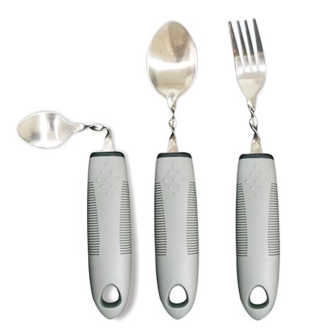 Easy Grip Extra Wide Bendable Cutlery Set For Elderly And Disabled