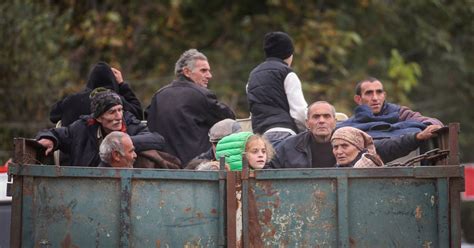 Thousands Of Ethnic Armenians Rush To Flee Nagorno Karabakh