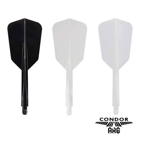 Condor Axe Dart Flights Wing Slim White Maximum Darts